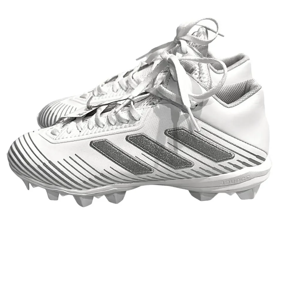 Adidas Shoes Freak MD 20 White Silver Football Cleats Size Men's 9 NWT